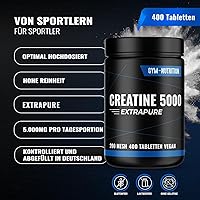 Gym Nutrition Creatin Monohydrat 5000mg 400 Tabletten — Bild 3