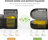 AUVON Pillendose 7 Tage 3 Fächer — Bild 2