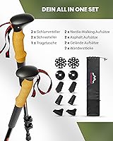 Alpenwert AEEZO Teleskop Wanderstöcke (Aluminium) — Bild 4