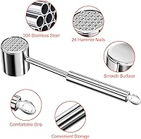 Fleischklopfer Edelstahl 304 27 cm — Bild 4