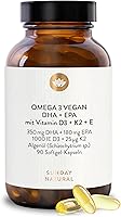Sunday Natural D3 K2 Omega 3 Vegan (90 Kapseln) — Bild 1