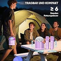 Dislocati Karaoke-Set mit 2 Bluetooth-Mikrofonen — Bild 7