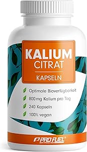ProFuel Kalium Kapseln 240x (800 mg) Test & Bewertung