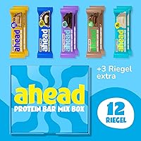 ahead Protein Riegel Mix Box 12x45g — Bild 2