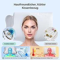 FAIORD Ergonomisches Memory-Foam-Nackenkissen 64x39 cm — Bild 4