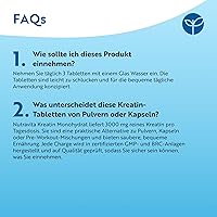 Nutravita Creatin Monohydrat 3000 mg, 300 Tabletten — Bild 6