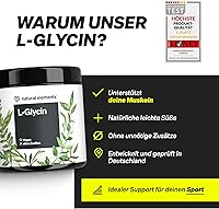natural elements L-Glycin Pulver 500g — Bild 3