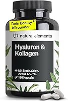 natural elements Hyaluronsäure Kollagen Komplex 180 Kapseln — Bild 1
