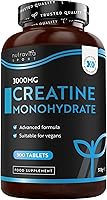 Nutravita Creatin Monohydrat 3000 mg, 300 Tabletten — Bild 1