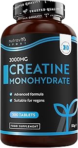 Nutravita Creatin Monohydrat 3000 mg, 300 Tabletten Test & Bewertung