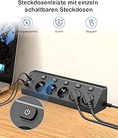 Vipwell S5+PD-B Ecksteckdosenleiste — Bild 5