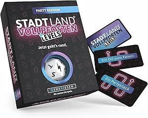DENKRIESEN Stadt Land Vollpfosten Levels Party Edition Test & Bewertung