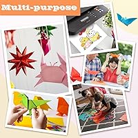 AZVIEY Tonkarton A4 230g/m² 40 Blatt 20 Farben — Bild 7