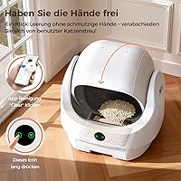 Ellenpent CH-ICB020 Selbstreinigende Katzentoilette (54 cm) — Bild 8