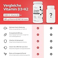 Bio Medical Pharma Vitamin D3 K2 MK-7 5000 IE 240 Kapseln — Bild 4