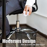 BigDean Papierkorb 20L Draht schwarz — Bild 2