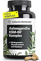 natural elements Ashwagandha Komplex KSM-66 120 Kapseln — Bild 1