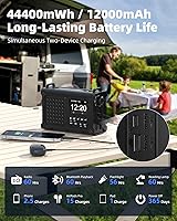 Roxicosly ROX-DE-CR1030DAB Kurbelradio 12000 mAh — Bild 5