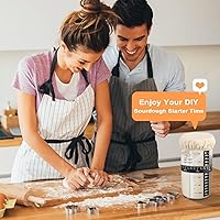 PIQIUQIU Sauerteig-Starterglas 680ml — Bild 4