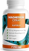 ProFuel Magnesiumcitrat Kapseln 240x 375 mg — Bild 1