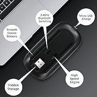 Jinpojun JIN-YD-Mouse Dual-Modus Bluetooth Maus — Bild 8