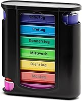 Foubiss Tablettenbox 7 Tage 4 Fächer — Bild 1