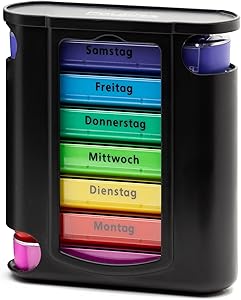 Foubiss Tablettenbox 7 Tage 4 Fächer Test & Bewertung