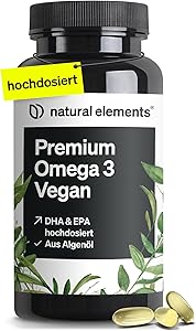 natural elements Omega 3 Vegan 60 Kapseln Test & Bewertung