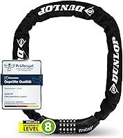 Dunlop Pro Lock Fahrrad-Kettenschloss 100 cm — Bild 1