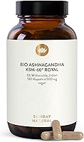 Sunday Natural Bio Ashwagandha KSM-66 Royal 1.000 mg, 180 Kapseln — Bild 1
