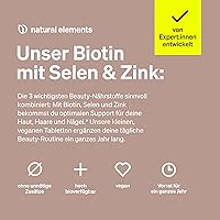 natural elements Biotin + Selen + Zink 365 Tabletten — Bild 3