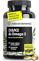 natural elements Vitamin D3 + K2 + Omega 3 — Bild 1