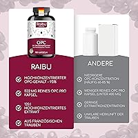 RAIBU OPC Traubenkernextrakt 180 Kapseln — Bild 4