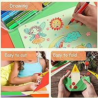 AZVIEY Tonkarton A4 230g/m² 40 Blatt 20 Farben — Bild 6