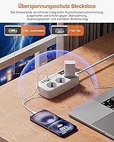 ROOTOMA 6188 Steckdosenleiste 3-fach 4 USB — Bild 3