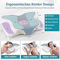botatio 8064 Memory Foam Kissen 62x41 cm — Bild 3