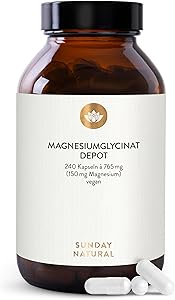 Sunday Natural Magnesium Bisglycinat 240 Kapseln Test & Bewertung