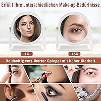 FANCYSEEU FA002N Kosmetikspiegel 7 Zoll 1x/15x — Bild 2