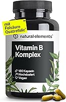 natural elements Vitamin B Komplex 180 Kapseln — Bild 1