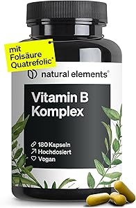 natural elements Vitamin B Komplex 180 Kapseln Test & Bewertung