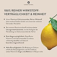 Sunday Natural Vitamin C Calciumascorbat 600 mg 365 Kapseln — Bild 4