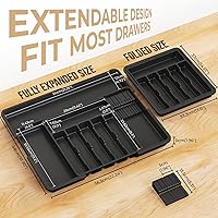 Euqvunn Besteckkasten 9 Fächer (33,3–56,5 cm) — Bild 2