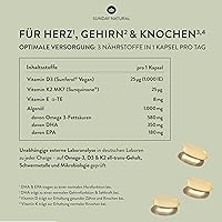 Sunday Natural D3 K2 Omega 3 Vegan (90 Kapseln) — Bild 3