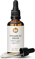 Sunday Natural Vitamin D3 Tropfen Sunferol 2000 IE 50 ml — Bild 1