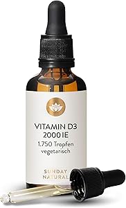 Sunday Natural Vitamin D3 Tropfen Sunferol 2000 IE 50 ml Test & Bewertung