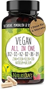 NatureCraft Vegan All-in-One 120 Kapseln Test & Bewertung