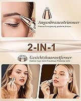 bissuuy BZ-202B 2-in-1 Augenbrauen- und Gesichtshaarentferner — Bild 2