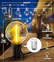 YRATERVSR CMC-ORG25A Lichterkette 20m — Bild 2