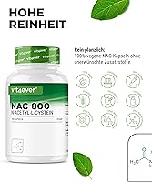 Vit4ever NAC N-Acetyl-L-Cystein 800 mg 240 Kapseln — Bild 4