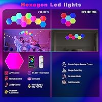 GIACOMO J1566 Hexagon RGB LED Panel 12er-Set — Bild 4